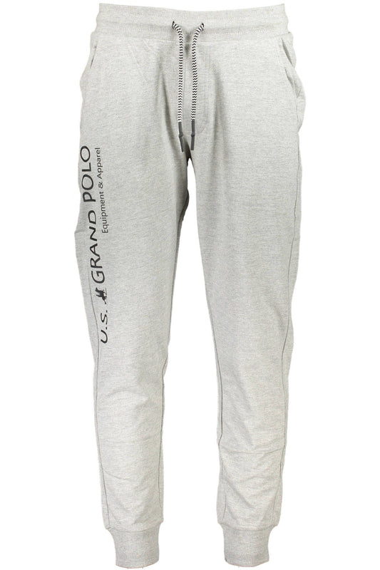 Gray Cotton Men Pant