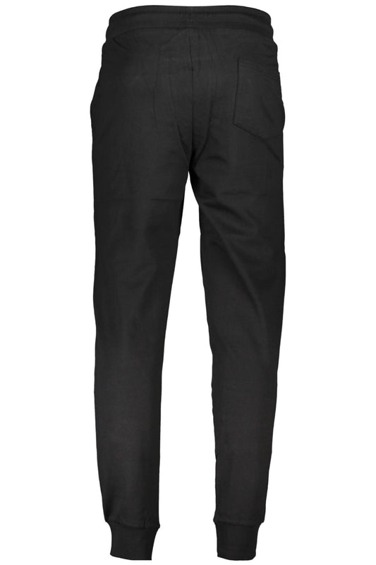 Black Cotton Men Pant