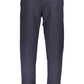 Blue Cotton Men Pant
