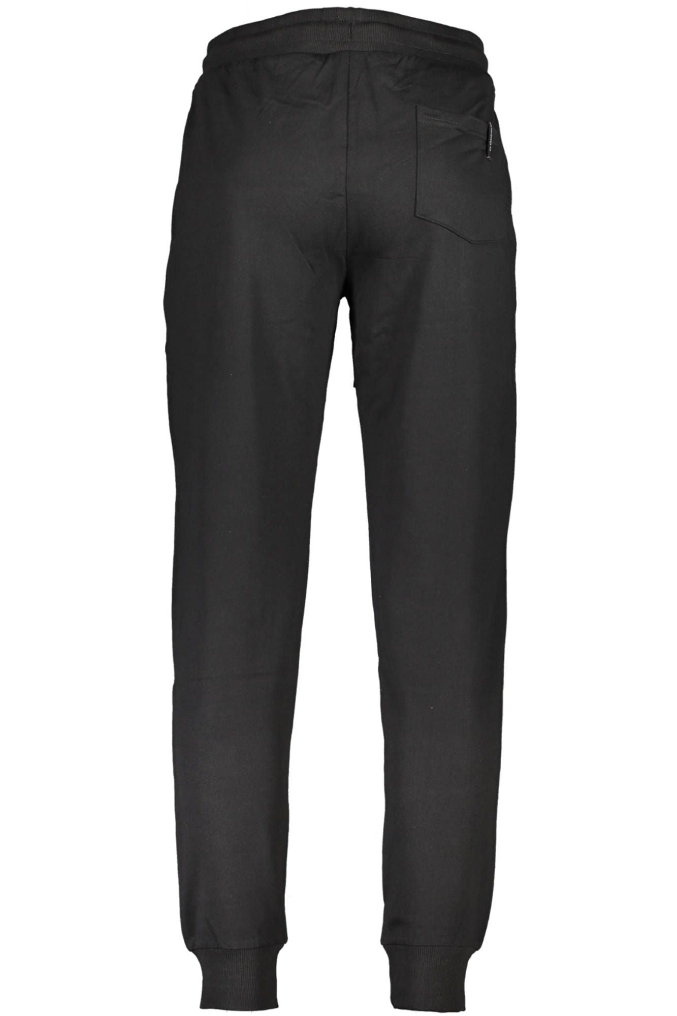 Black Cotton Men Sports Pant