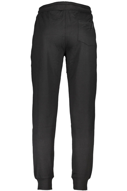 Black Cotton Men Sports Pant