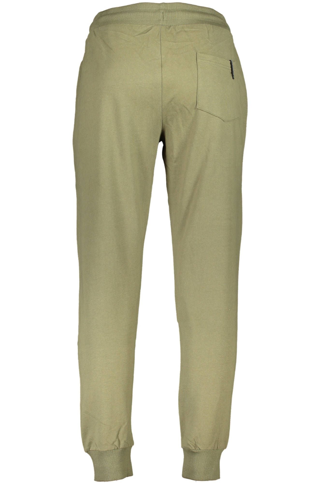 Green Cotton Men Pant