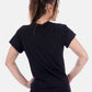 Black Cotton Blend Sweater with Brilliance