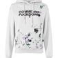 Splash of Color Hooded Cotton Sweatshirt