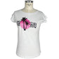 White Cotton Women T-Shirt