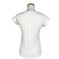 White Cotton Women T-Shirt