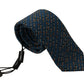 Elegant Silk Blue Bow Tie
