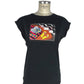 Black Cotton Women's Top