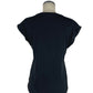 Black Cotton Women's Top