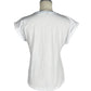 White Cotton Women T-Shirt