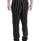 Black Cotton Men Sports Trouser