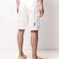 White Cotton Men's Short