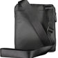 Black Recycled Polyester Men Shoulder Bag
