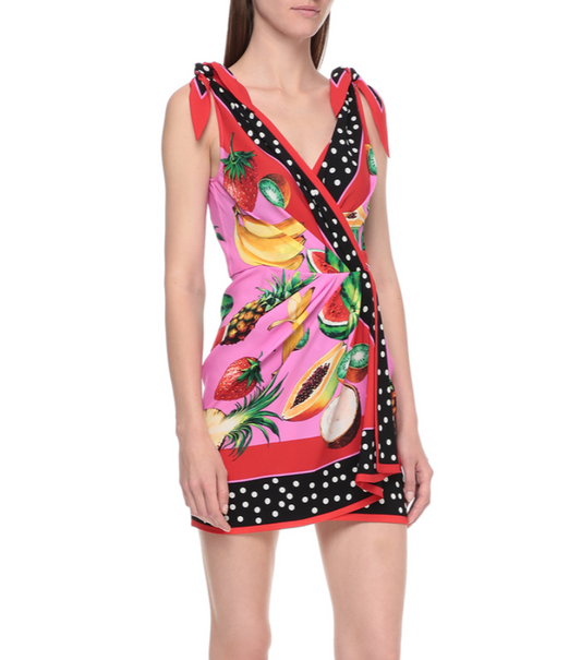 Multicolor Cotton Women Dress