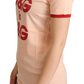 Pink Cotton Women T-Shirt