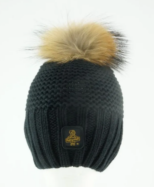 Black Acrylic Women Hat