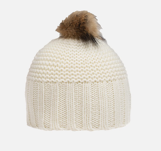 White Acrylic Women Hat