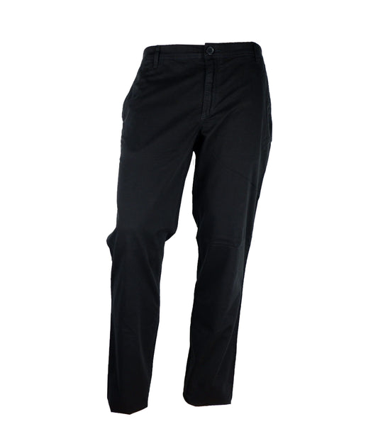 Black Cotton Men Pant