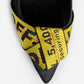 Black Leather Women Pump
