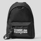 Black Nylon Men Backpack