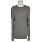 Elegant Striped Silk Blend Sweater