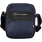 Blue Polyester Men Shoulder Bag