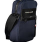 Blue Polyester Men Shoulder Bag