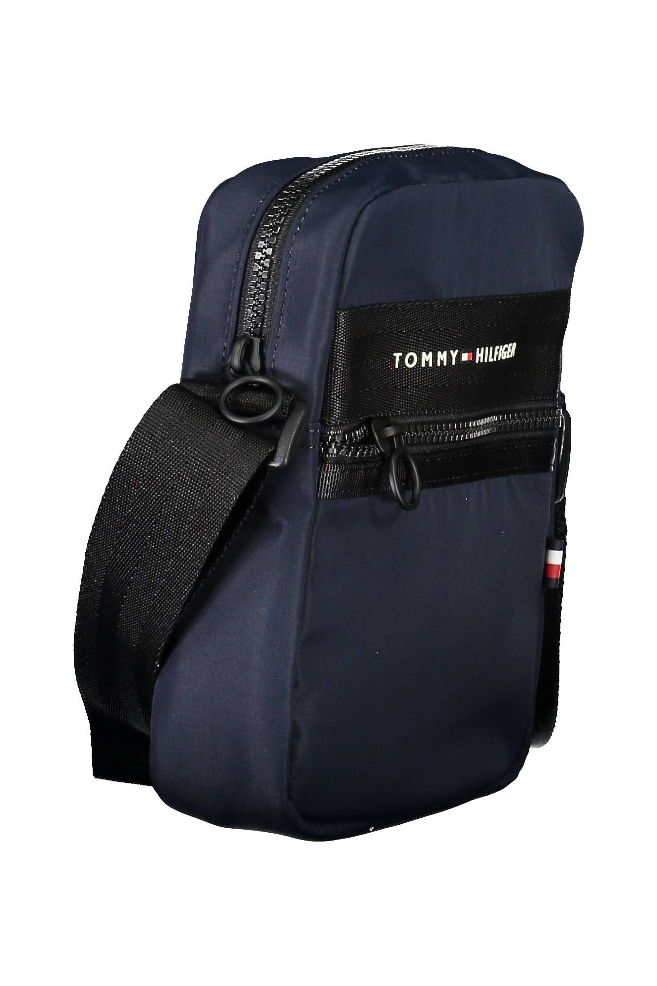 Blue Polyester Men Shoulder Bag