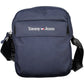 Blue Polyester Men Shoulder Bag