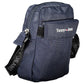 Blue Polyester Men Shoulder Bag