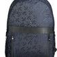 Blue Polyester Men Backpack
