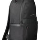 Black Nylon Men Backpack