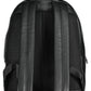 Black Polyurethane Men Backpack