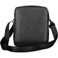 Black Polyurethane Men Shoulder Bag