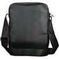 Black Polyurethane Men Shoulder Bag