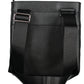 Black Polyurethane Men Shoulder Bag