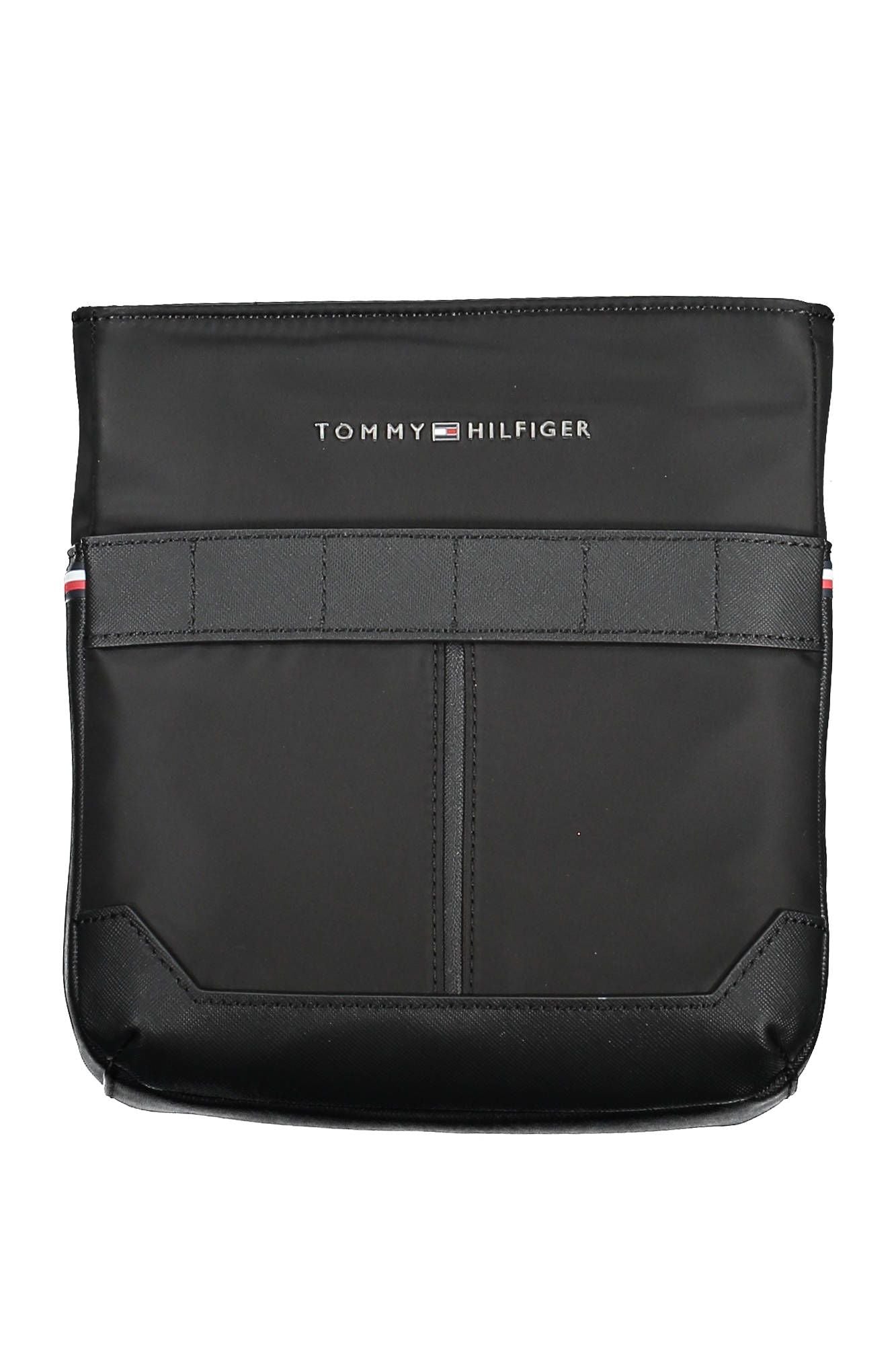 Black Polyester Men Shoulder Bag