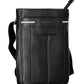 Black Polyurethane Men Shoulder Bag