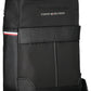 Black Polyester Men Shoulder Bag