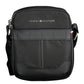 Black Polyester Men Shoulder Bag