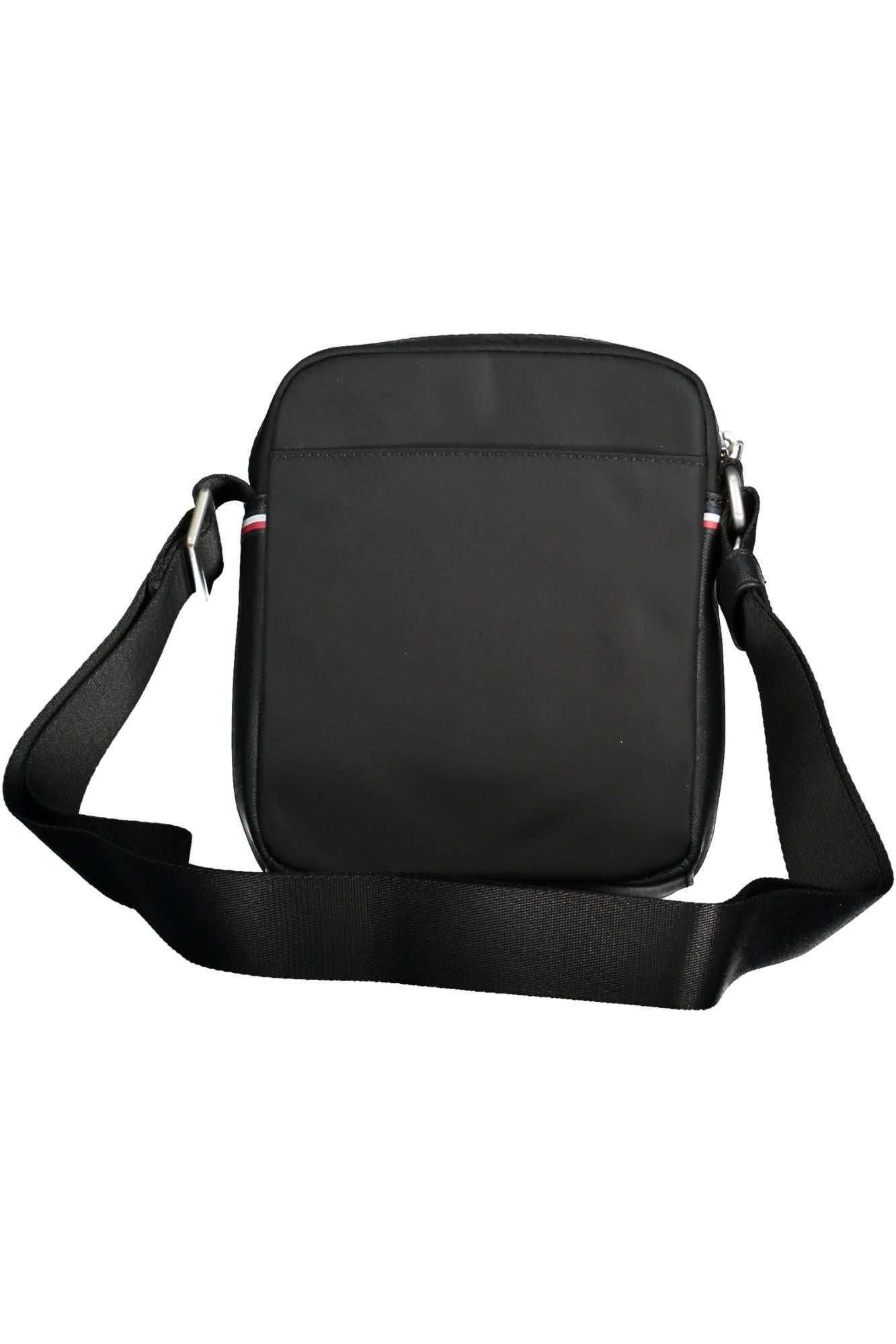 Black Polyester Men Shoulder Bag
