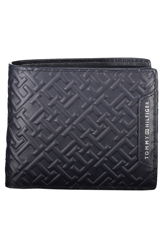 Blue Leather Mens Wallet