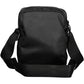 Black Polyester Men Shoulder Bag