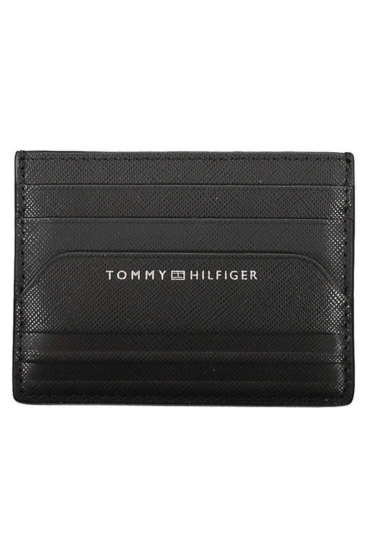Black Leather Men Card Holder