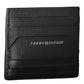Black Leather Men Card Holder