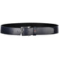 Blue Leather Men Belt