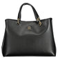 Black Polyethylene Women Handbag