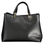 Black Polyethylene Women Handbag