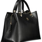 Black Polyethylene Women Handbag