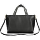Black Polyester Women Handbag